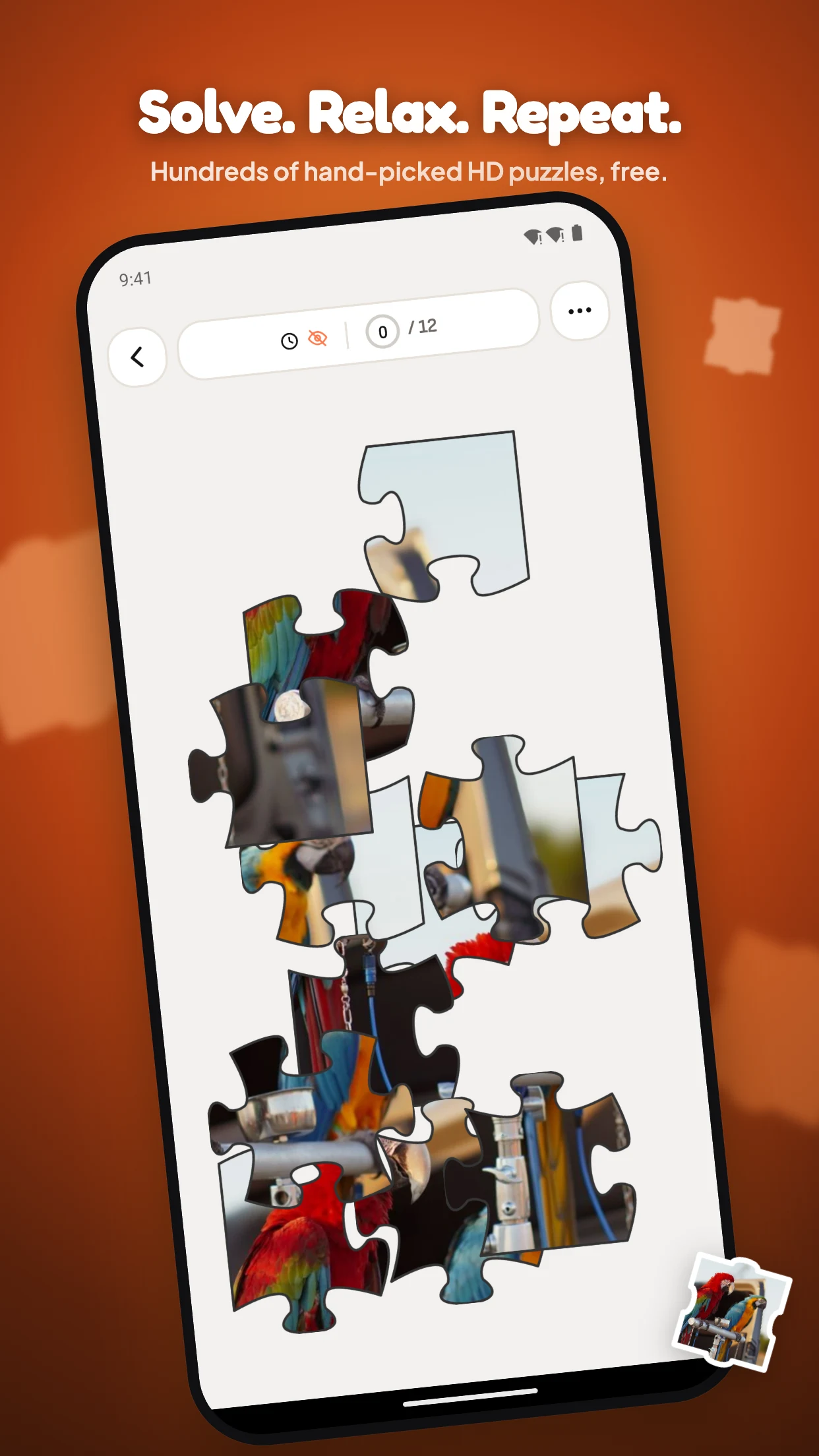 Parrot Jigsaw Puzzle screenshot