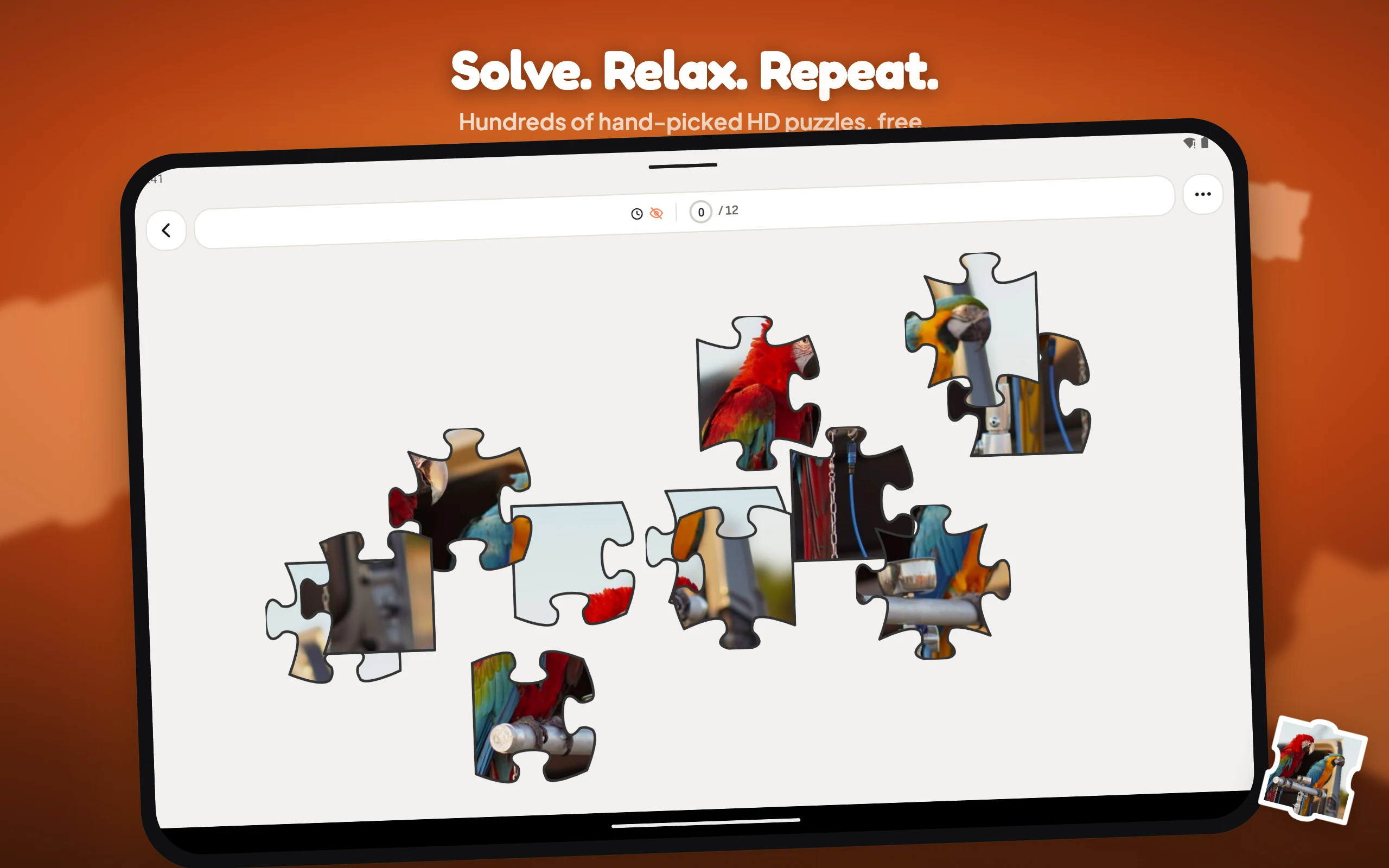 Parrot Jigsaw Puzzle screenshot